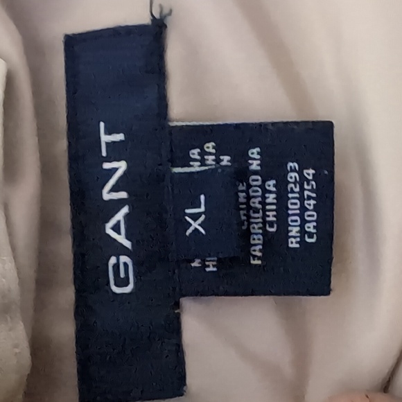 The Gant Classic Men's XL Beige Harrington Preppy College Jacket . - Picture 11 of 16